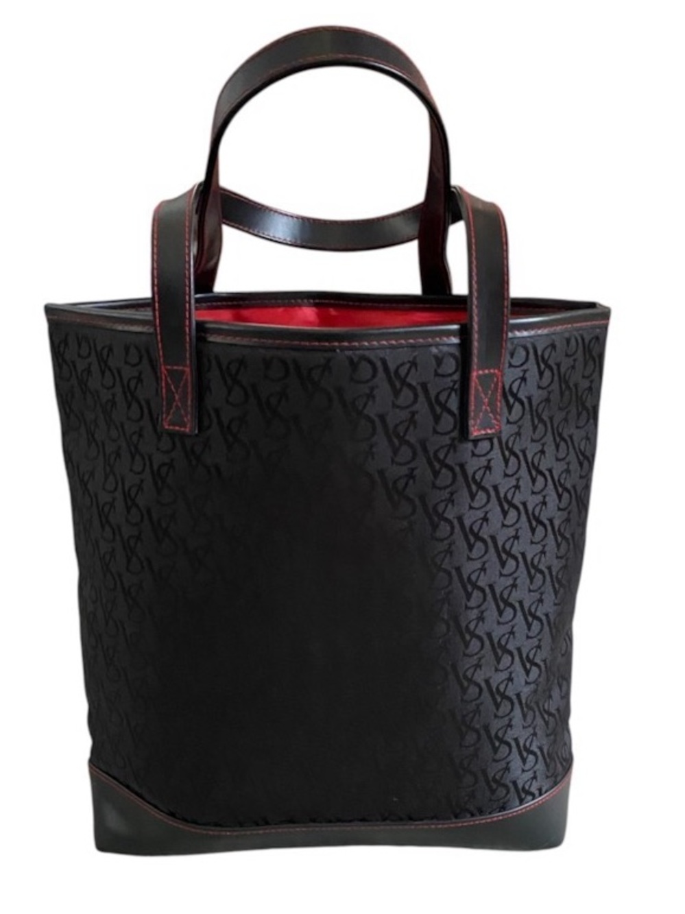 Victoriaโs Secret signature logo fabric tote